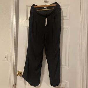 H by Halston Black Wide Leg Pants
